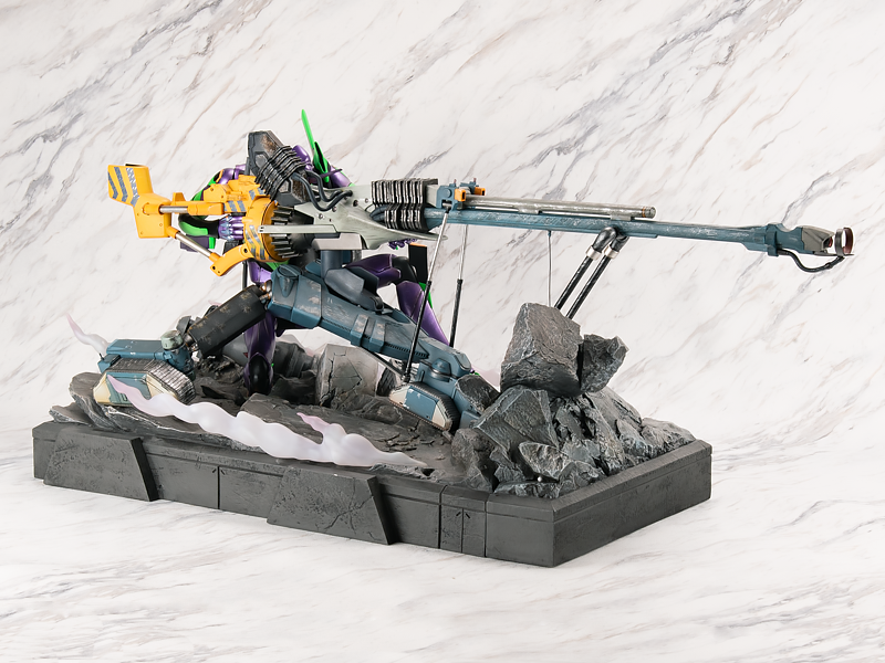 ヱヴァンゲリヲン新劇場版 ヤシマ作戦 初号機  プレミアムメタリックカラー版  スタチュー 画像5