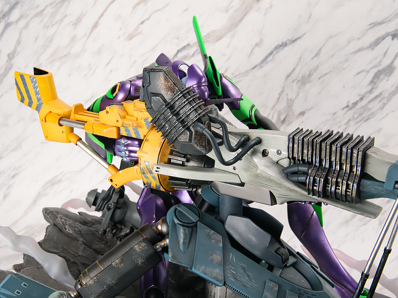 ヱヴァンゲリヲン新劇場版 ヤシマ作戦 初号機  プレミアムメタリックカラー版  スタチュー 画像17
