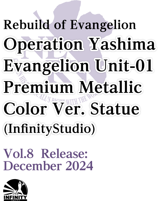 Rebuild of Evangelion Operation Yashima  Evangelion Unit-01  Premium Metallic  Color Ver. Statue