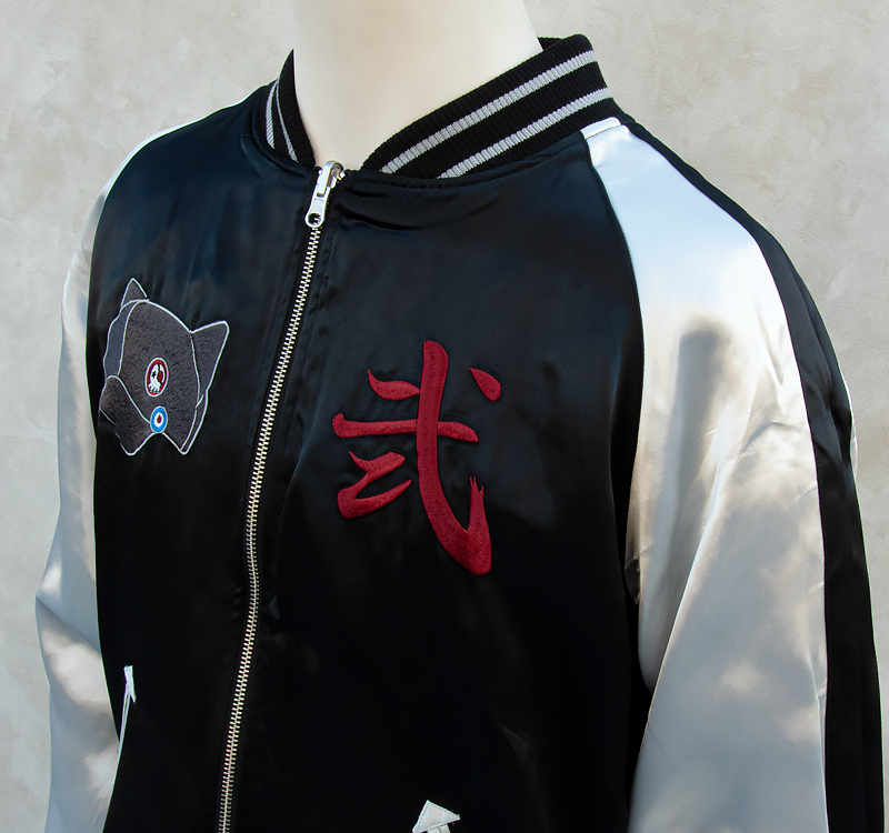 エヴァンゲリヲン新劇場版<br>オリジナル リバーシブルスカジャン “桜と改2号機γ” ×”式波・アスカ・ラングレー”（オリエンタルブランド錦） 画像14