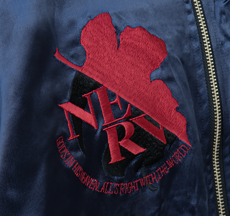 エヴァンゲリヲン新劇場版 <br>オリジナル リバーシブルスカジャン “龍と初号機” ×”夜桜と綾波レイ”（オリエンタルブランド錦） 画像18