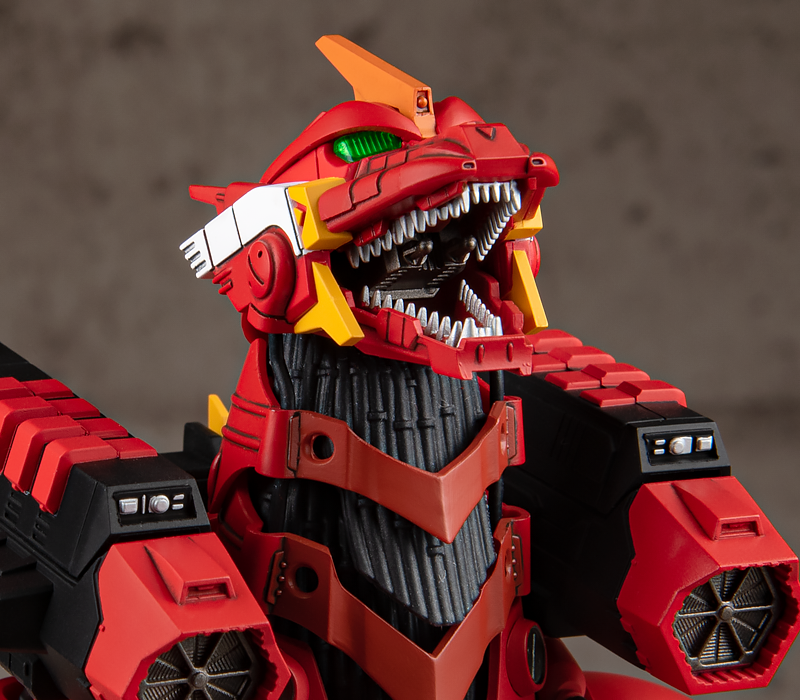 ゴジラ対エヴァンゲリオン<br>3式機龍エヴァ2号機カラーVer.プラモデル(青島文化教材社) 画像6