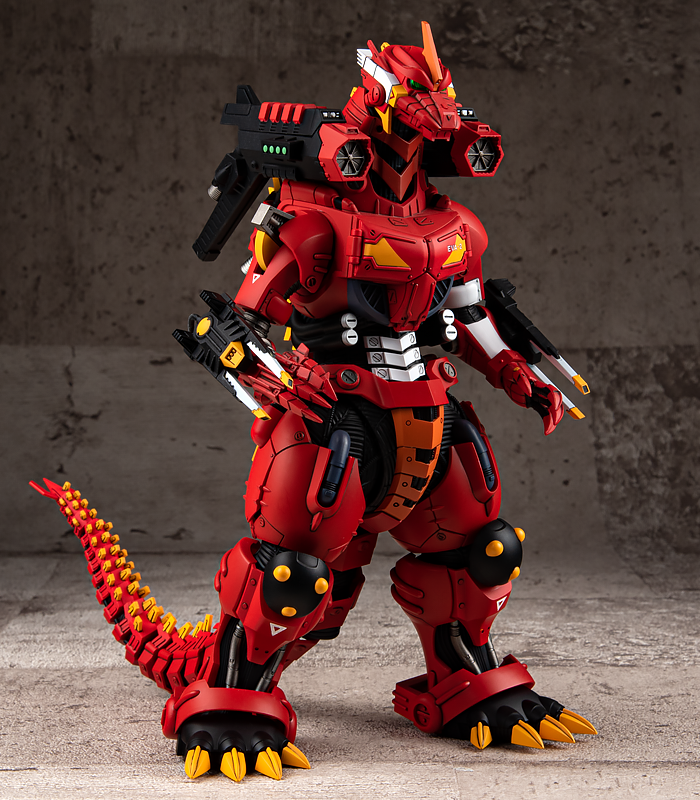 ゴジラ対エヴァンゲリオン<br>3式機龍エヴァ2号機カラーVer.プラモデル(青島文化教材社) 画像10