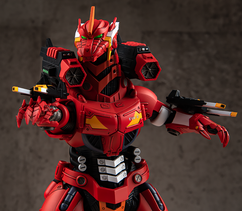 ゴジラ対エヴァンゲリオン<br>3式機龍エヴァ2号機カラーVer.プラモデル(青島文化教材社) 画像11