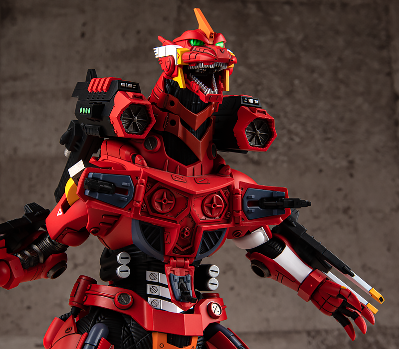 ゴジラ対エヴァンゲリオン<br>3式機龍エヴァ2号機カラーVer.プラモデル(青島文化教材社) 画像15